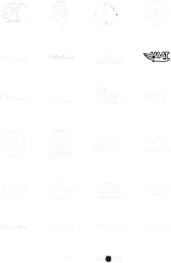 Selected BoldBrandz clients across jewelry, hospitality, legal, beauty, automotive, lifestyle and more